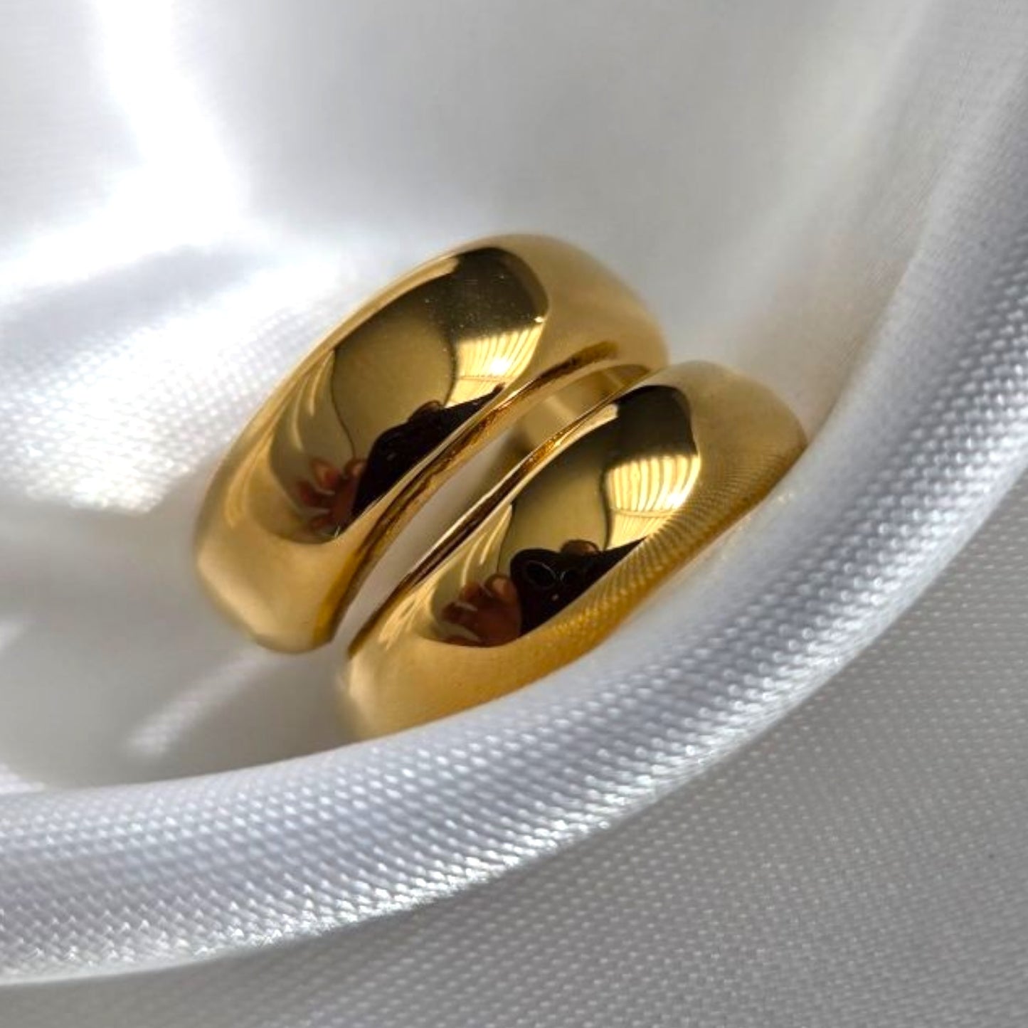 Sortija ajustable de doble banda ✨