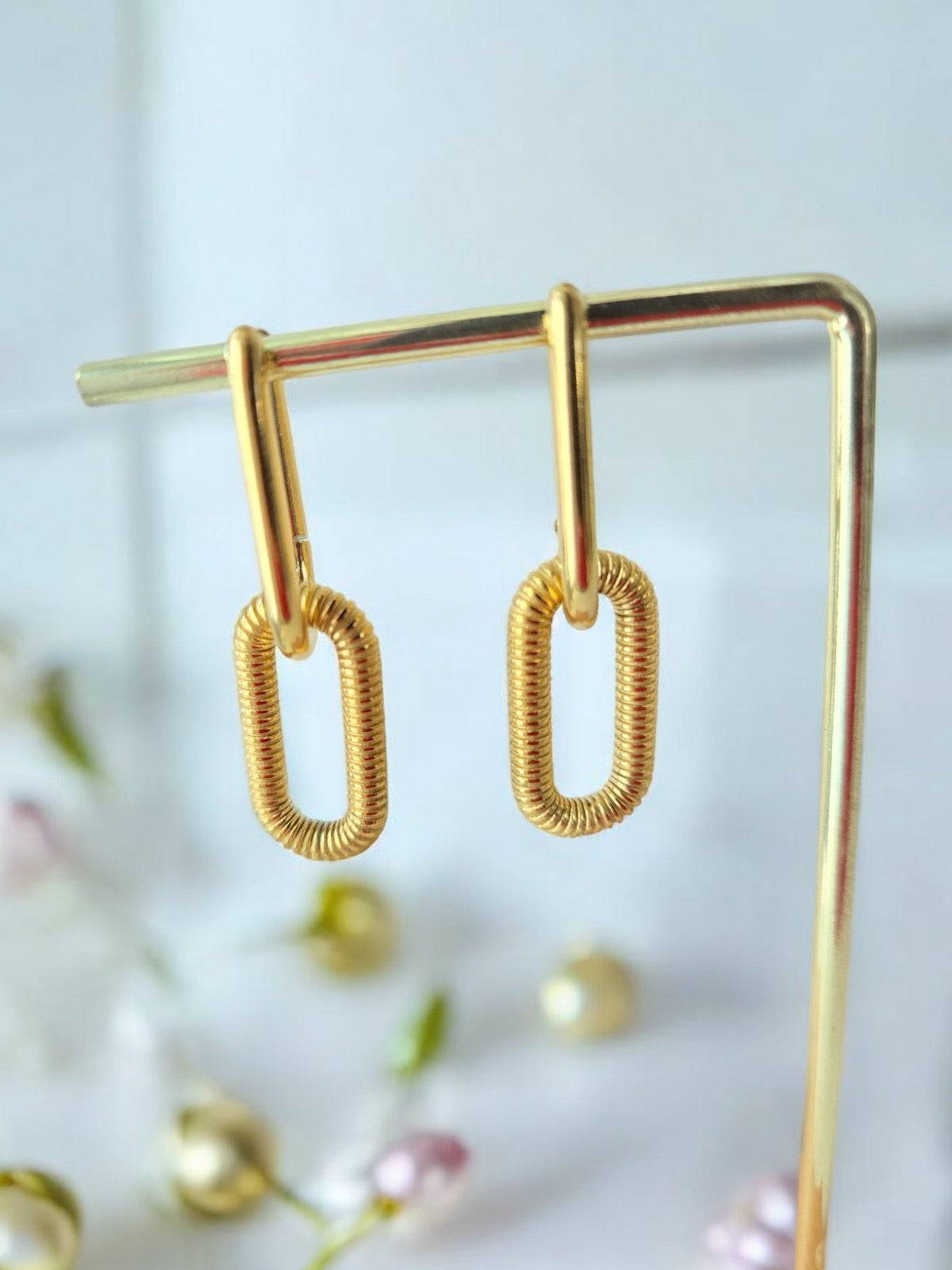 Pantallas colgantes dobles ✨ Double drop hoops earrings