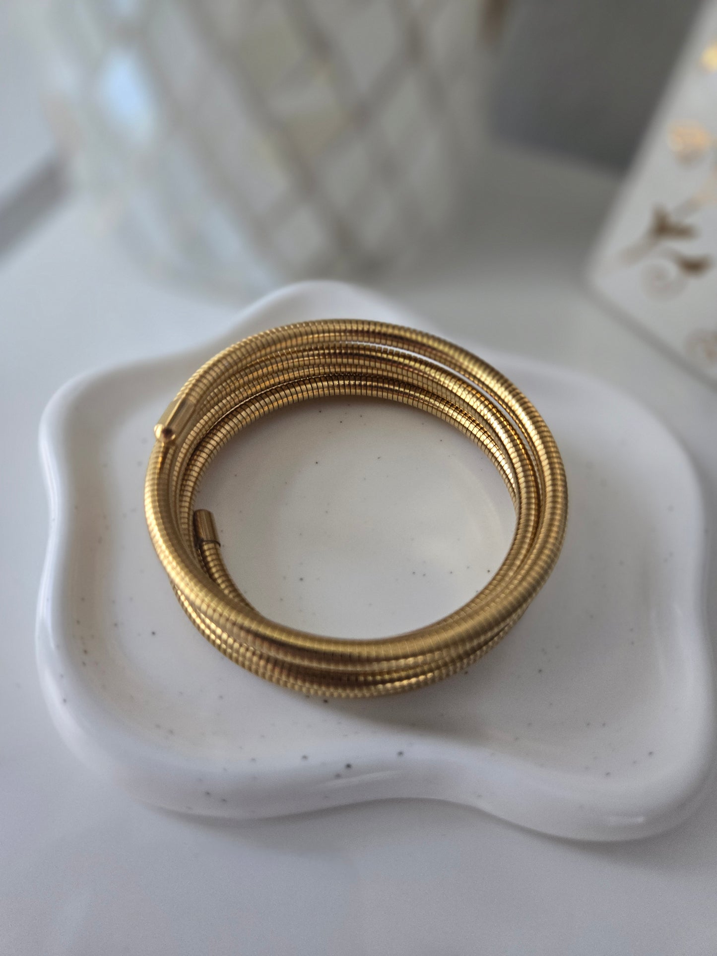 Multi-layer Elastic Bangle ✨ Brazalete elástico en multi-capas